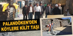 Palandöken'den köylere kilit taşı