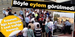 Ehliyetini kaptırınca yolu trafiğe kapattı