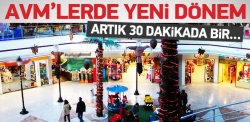 Alışveriş merkezlerinde anons dönemi