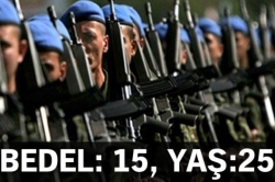 Bedel 15! yaş 25!