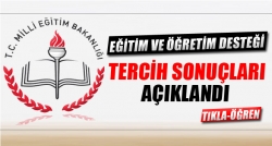 Eğitim ve öğretim desteği sonuçları