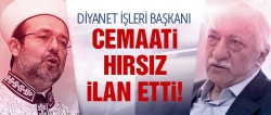 Cemaati hırsız ilan etti!