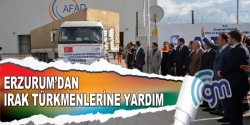 Erzurum'dan Türkmenlere yardım