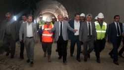 Büyükşehir meclis üyeleri, tünelleri incelendi