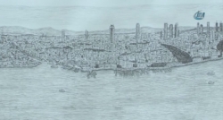 'Dahi bellek' İstanbul’u resmetti