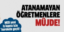 Atanamayan öğretmene yeni iş