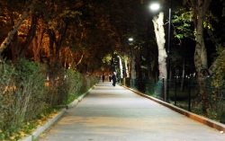 Atatürk Üniversitesi Kampüsü aydınlatıldı