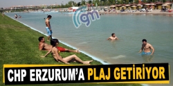 Eskişehir'in yapay plajı Erzurum'a