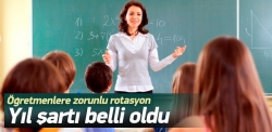 Öğretmenlere rotasyon