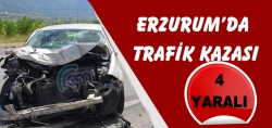 Erzurum'da trafik kazası