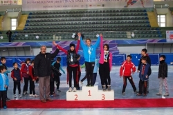 Erzurum'da Short Track yarışması