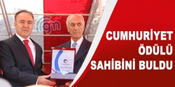 Cumhuriyet ödülü sahibini buldu