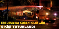 Erzurum'da Kobani olayları