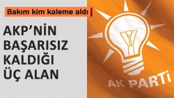 AKP’nin başarısız kaldığı üç alan!
