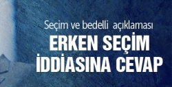 Erken seçim ve bedelli açıklaması