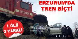 Erzurum'da tren kazası