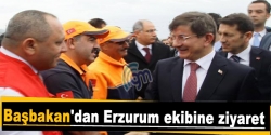 Erzurum ekibine başbakan teşekkürü!