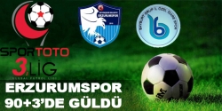 Erzurumspor 90+3'de güldü