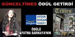 Ödül GüncelTimes’in!