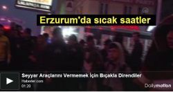 Araçlarını Vermemek İçin Bıçakla Direndiler