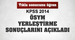 KPSS 2014/2 tercih sonuçları açıklandı