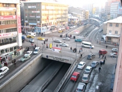 Erzurum'da trafik çilesi