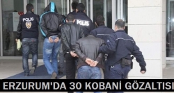 Erzurum'da Kobani operasyonu!