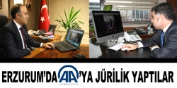 Erzurum'da A.A'ya jürilik yaptılar