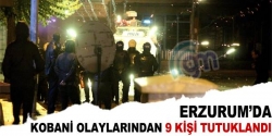 Kobani olaylarında 9 tutuklama