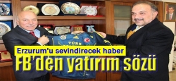 Fenerbahçe'den Erzurum'a yatırım sözü!