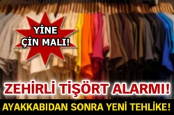 Şimdi de zehirli tişört