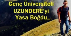 Genç üniversiteli uğurlandı!