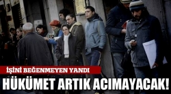 İşini beğenmeyen yandı!