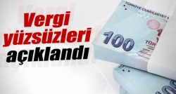 Vergi yüzsüzleri açıklandı!