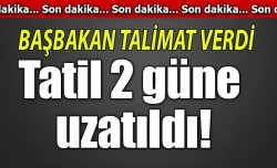 Yılbaşı tatili uzatıldı!