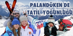 Palandöken'de tatil yoğunluğu