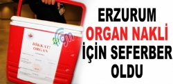 Erzurum Organ nakli için seferber oldu