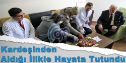 Kardeşinden aldığı ilikle hayata tutundu