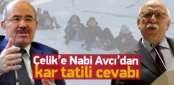 Avcı'dan Çelik'e 'Kar tatili' cevabı