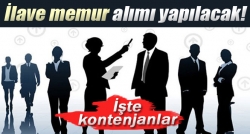 2015’te ilave memur alımı yapılacak!