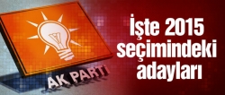 AK Parti'den aday olabilecek isimler