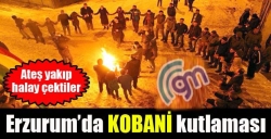 Erzurum'da KOBANİ kutlaması