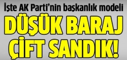 İşte AK Parti'nin başkanlık sistemi!