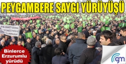 Binlerce Erzurumlu yürüdü