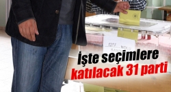 İşte seçimlere katılacak 31 parti!