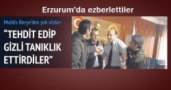 Tehdit edip gizli tanıklık ettirdiler