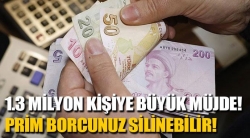 1.3 milyon bağkurluya müjde