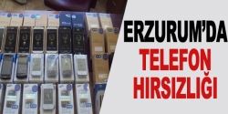 Erzurum'da telefon hırsızlığı