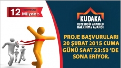 Kudaka Proje Başvuruları Sona Eriyor