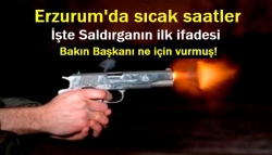 İşte ilk ifadesi!